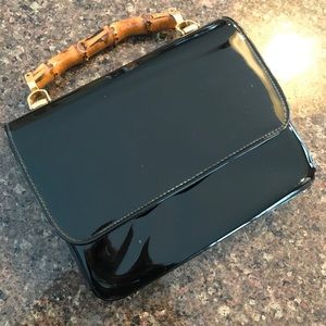 VINTAGE Franklin Simon NY Patent Leather Handbag